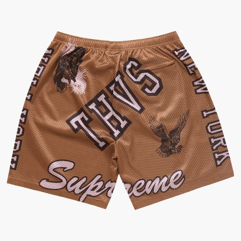 Supreme Varsity Mesh Short Orange