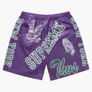 Supreme Varsity Mesh Short Purple