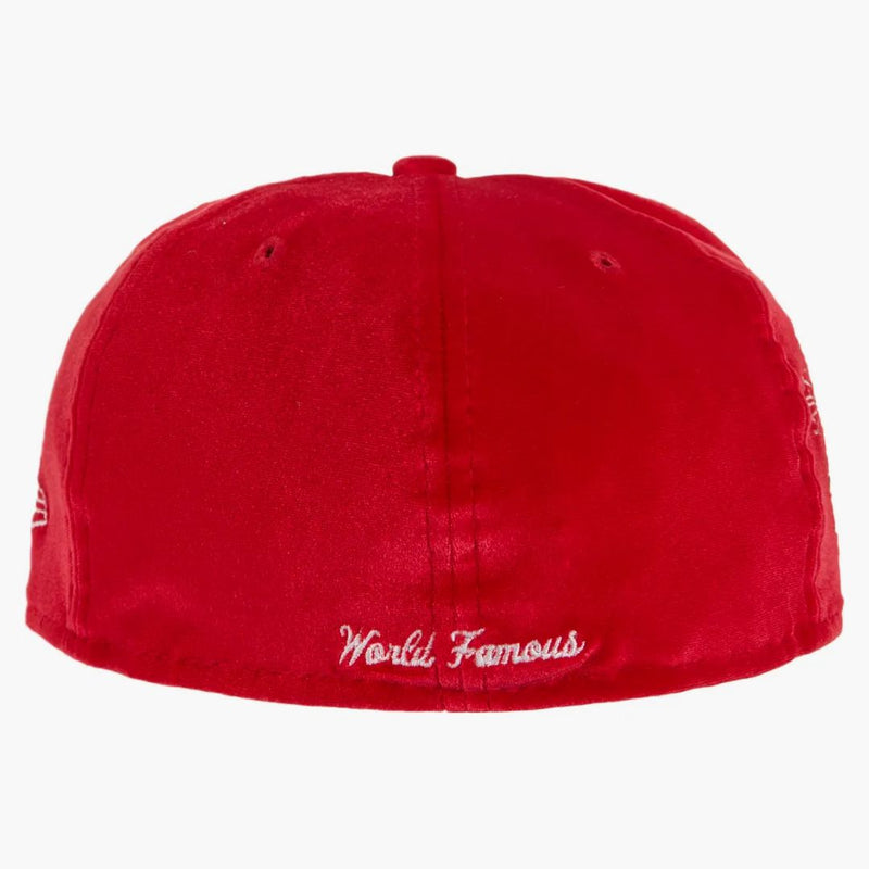 Supreme Velor Box Logo New Era Red