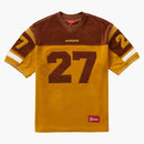 Supreme Velour Football Jersey Mustard