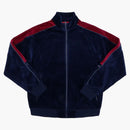 Supreme Velour Track Jacket Navy