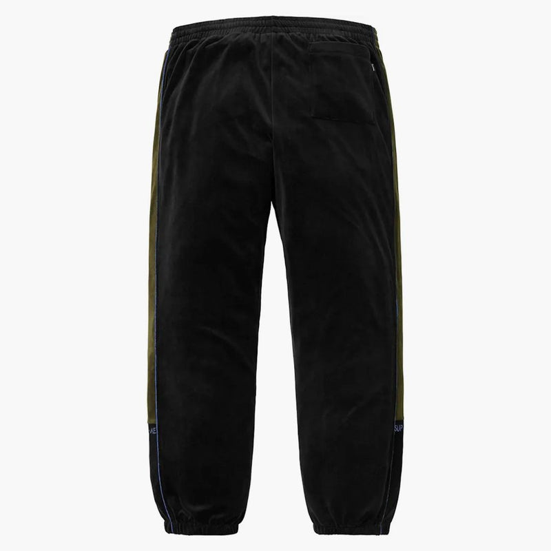 Supreme Velour Track Pant Black