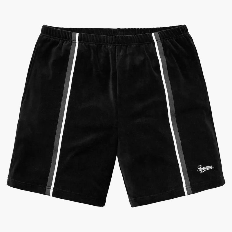 Supreme Velour Warm Up Short Black