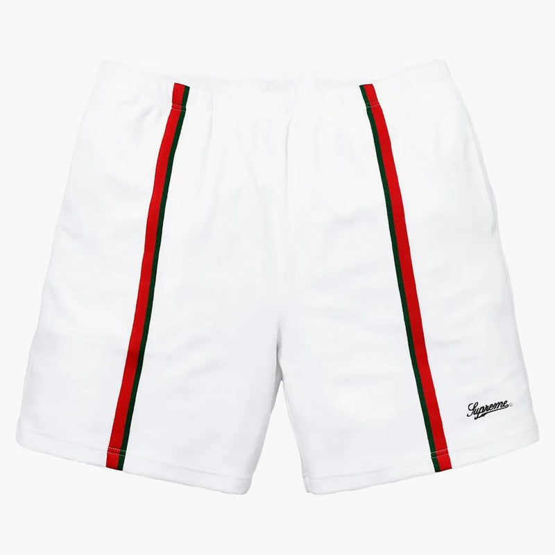 Supreme Velour Warm Up Short White