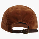 Supreme Velvet Camp Cap (fw20) Brown
