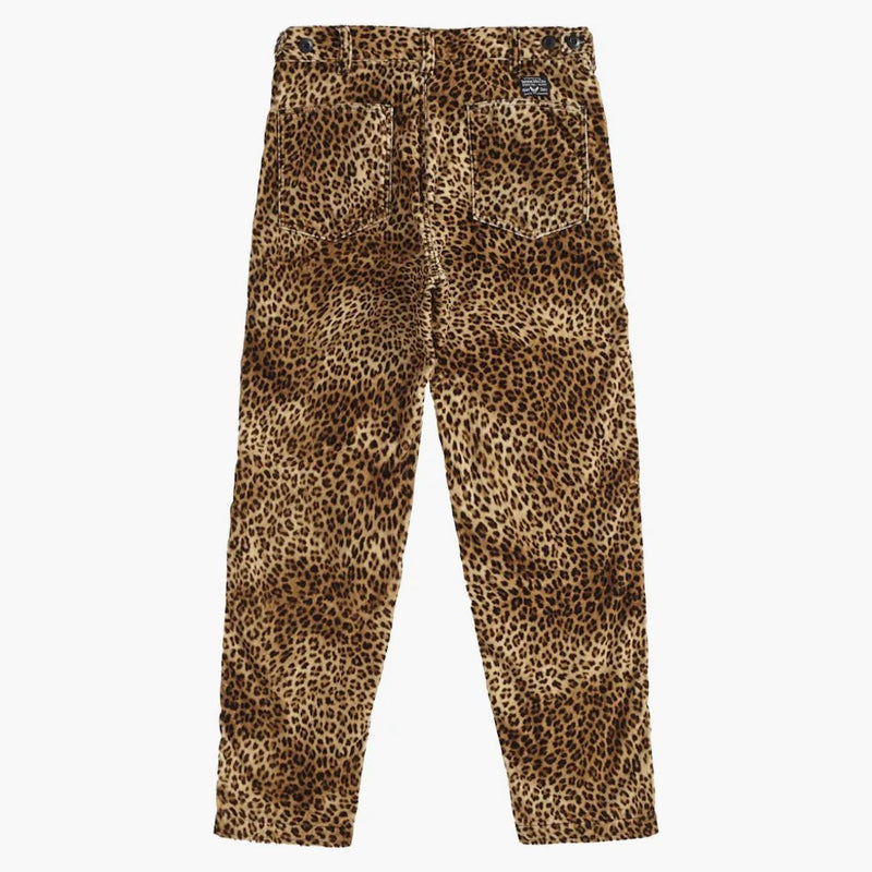 Nejvyšší sametové letové kalhoty Leopard