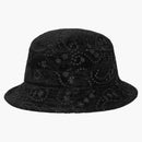 Supreme Velvet Paisley Boonie Black