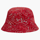Supreme Velvet Paisley Boonie Red