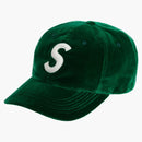 Supreme Velvet S Logo 6-panel Green