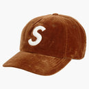 Supreme Velvet S Logo 6-panel Tan