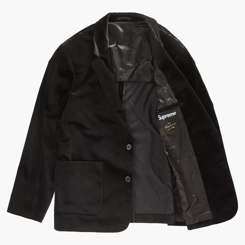 Supreme Velvet Suit Black
