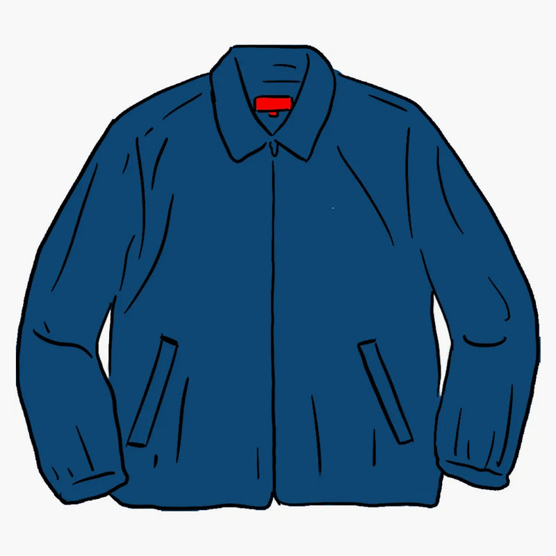 Supreme Velvet Work Jacket verde azulado