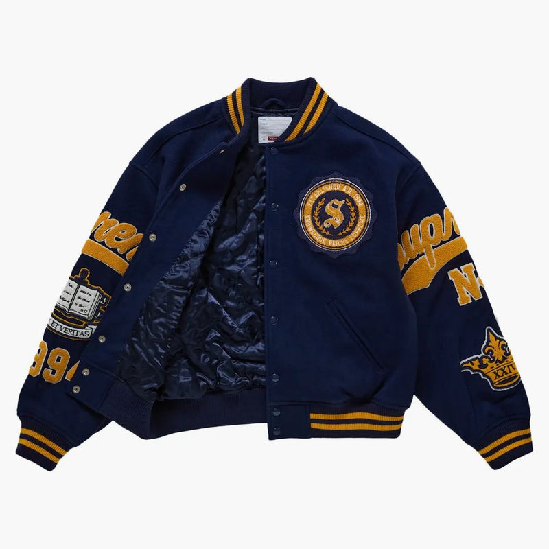 Nejvyšší Veritas Varsity Jacket Navy