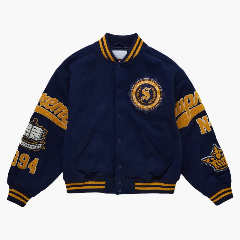 Nejvyšší Veritas Varsity Jacket Navy