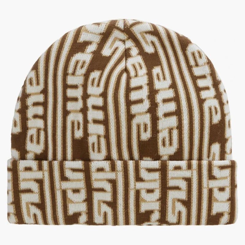 Najwyższa pionowa czapka logo (FW23) Tan