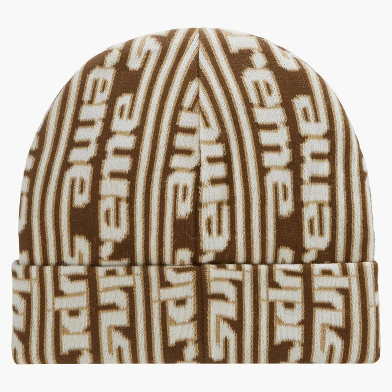 Najwyższa pionowa czapka logo (FW23) Tan