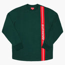 Supreme Vertical Logo Stripe L/S Top Dark Green