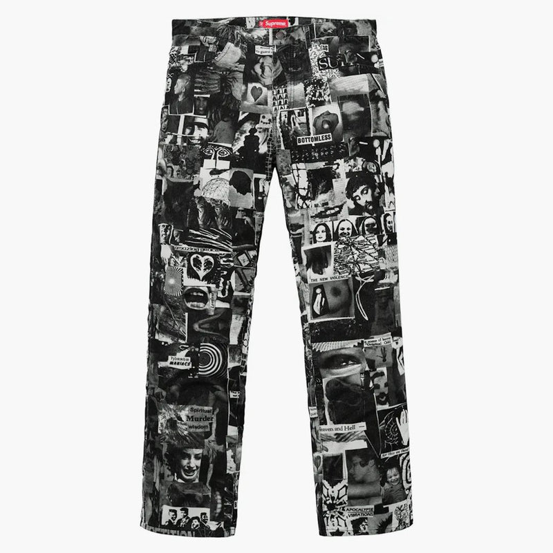 Nejvyšší vibrace Corduroy Pant White