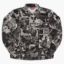 Supreme Vibrations Corduroy Trucker Jacket White