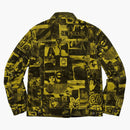 Giacca per camionista di vellutoy vibrazioni supreme gialla