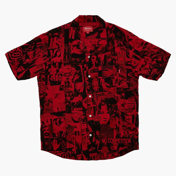 Supreme Vibrations Rayon Shirt Red