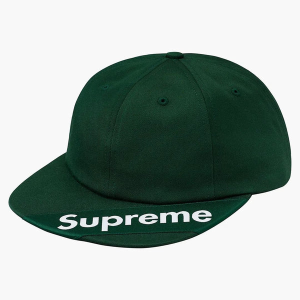 Supreme Visor Etikett 6-panel mörkgrön