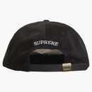 Supreme Visor Logo Twill 6-panel Black