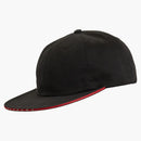 Supreme Visor Logo Twill 6-panel Black