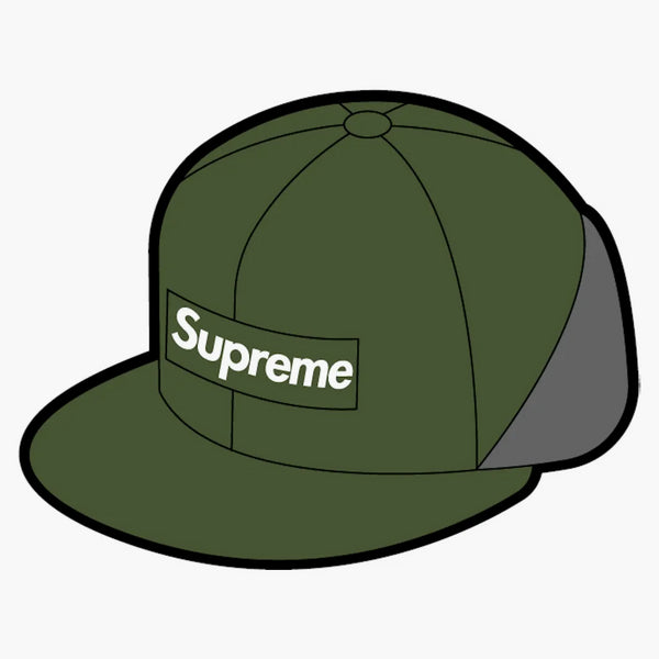 Supreme Windstopper Earflap Box Logo New Era Dark Olive