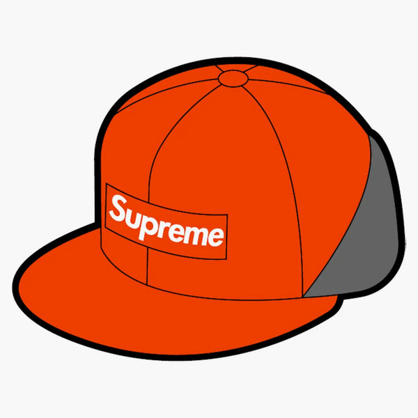 Supreme Windstopper Earflap Box Logo New Era Orange