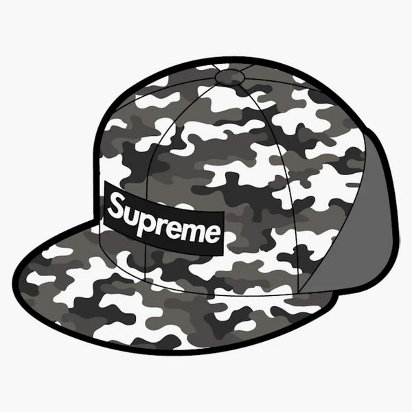 Supreme Windstopper Earflap Box Logo New Era Snow Camo