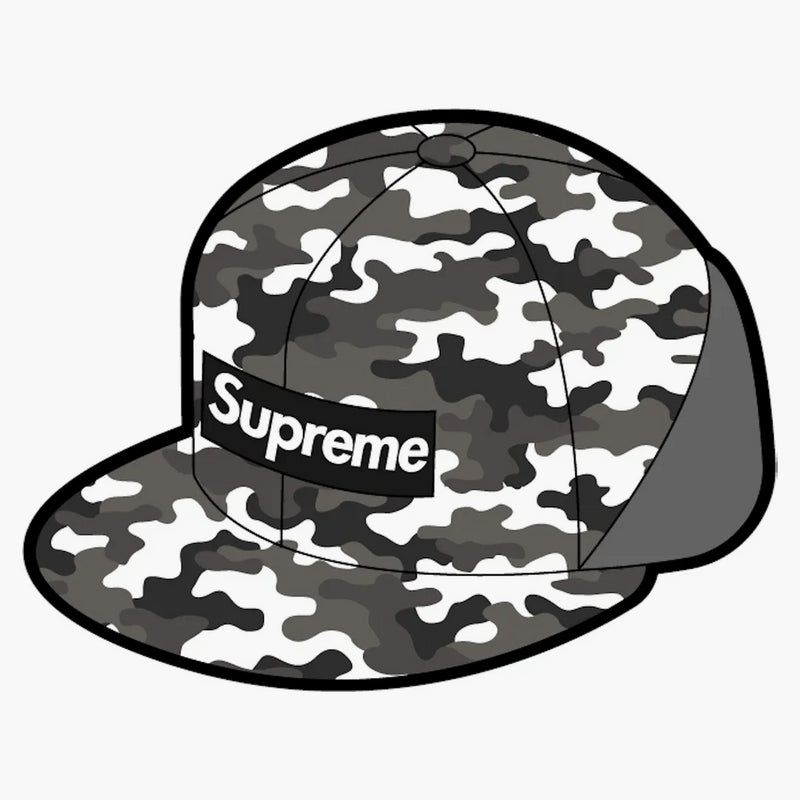 Supreme Windstopper Earflap Box Logo New Era Snow Camo