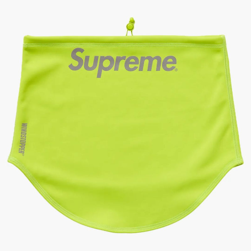 Najwyższy gaiter szyi w Windstopper Bright Green
