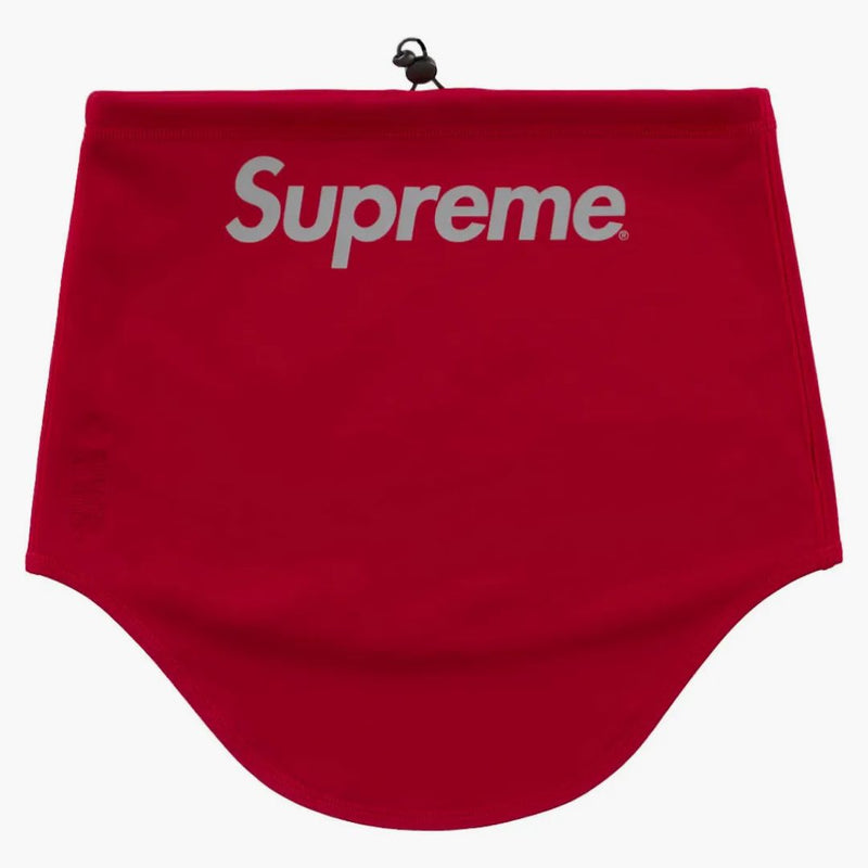 Supreme Windstopper Check Gaiter (FW23) czerwony