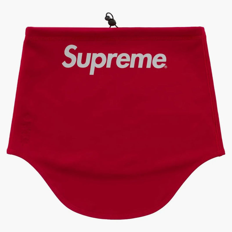 Supreme Windstopper Check Gaiter (FW23) czerwony