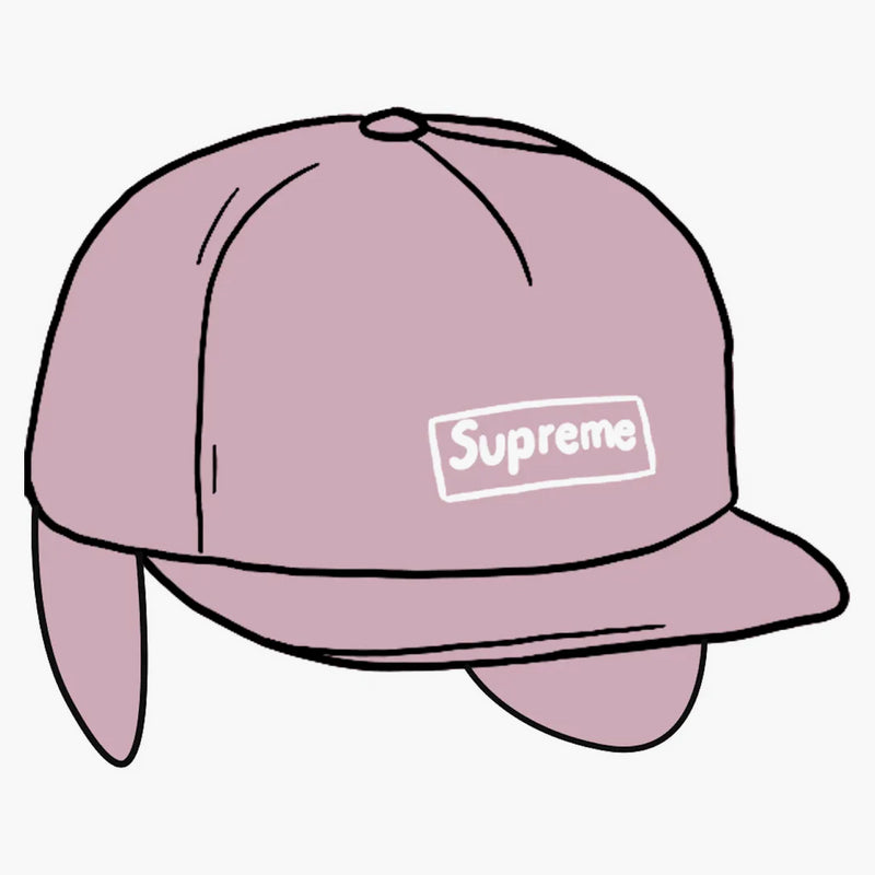 Nejvyšší Windstopper Small Box Earflap 6-panel světla fialová