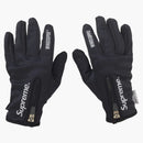 Supreme Windstopper Zip Gloves Black