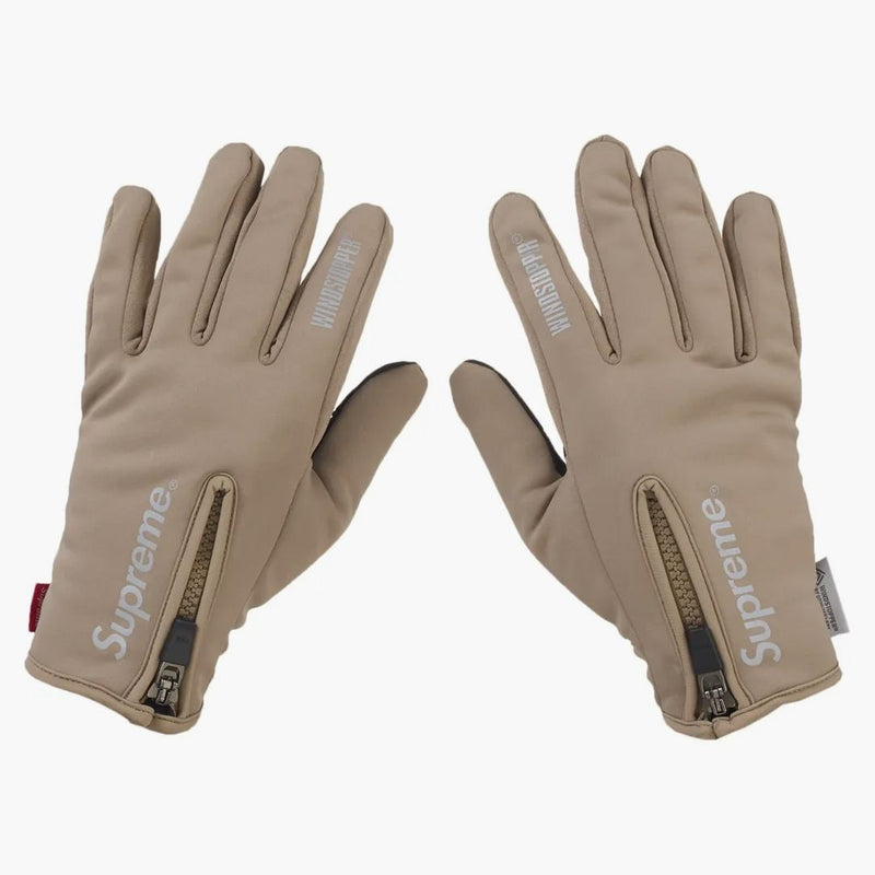 Nejvyšší Windstopper Zip Gloves Taupe