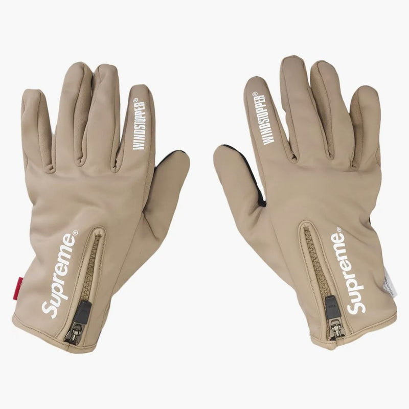 Nejvyšší Windstopper Zip Gloves Taupe