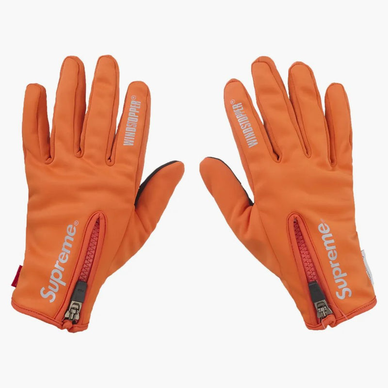 Nejvyšší Windstopper Zip Gloves Orange