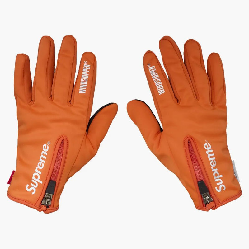 Nejvyšší Windstopper Zip Gloves Orange