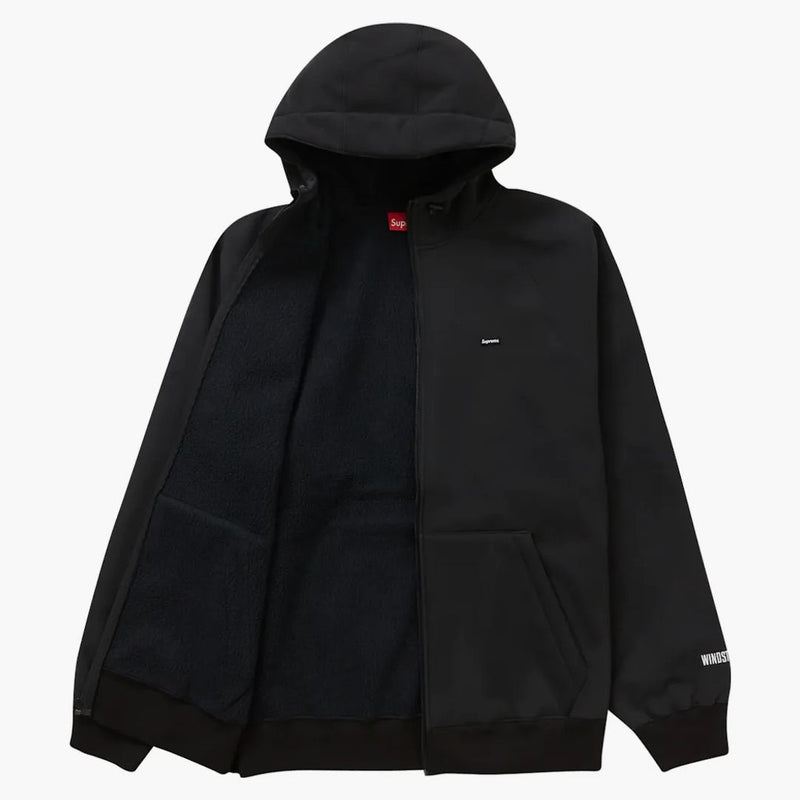 Supreme Windstopper Zip Up Hooded Sweatshirt (FW22) Black