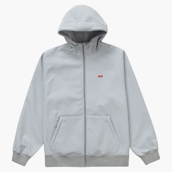 Supreme Windstopper Zip Up Hooded Sweatshirt (fw22) Light Grey