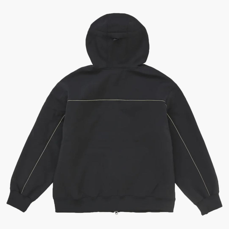 Najwyższy Windstopper Zip Up z kapturem bluza (FW24) Czarna
