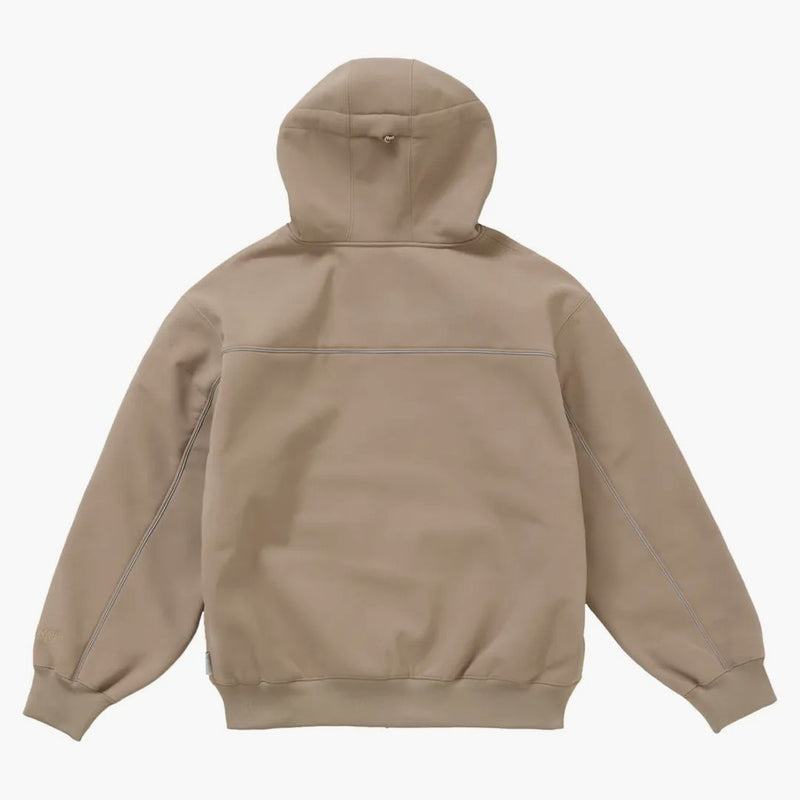 Nejvyšší mikina s kapucí s kapucí (FW24) Taupe