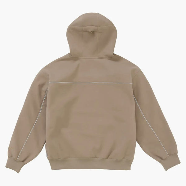 Nejvyšší mikina s kapucí s kapucí (FW24) Taupe