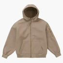 Supreme Windstopper Zip up Hooded Sweatshirt (FW24) Taupe