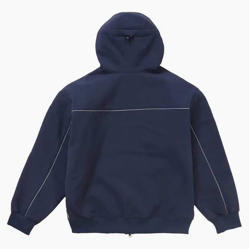 Navy Nejvyšší Windstopper Zip Up Hooded Mikina (FW24)