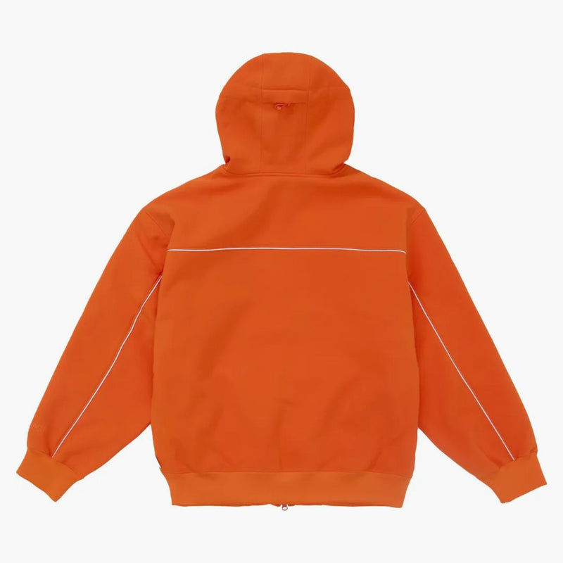 Supreme Windstopper Zip up Hooded Sweatshirt (FW24) Orange