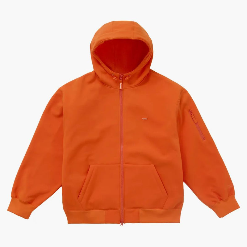 Supreme Windstopper Zip up Hooded Sweatshirt (FW24) Orange